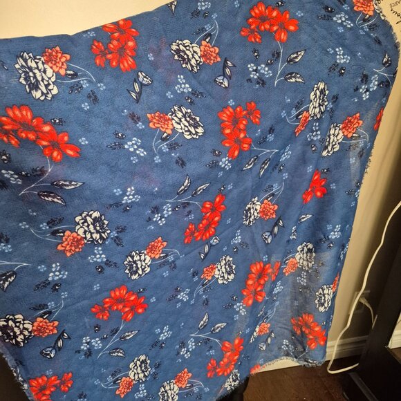 3/$25 Floral Wrap / Scarf - Picture 2 of 10